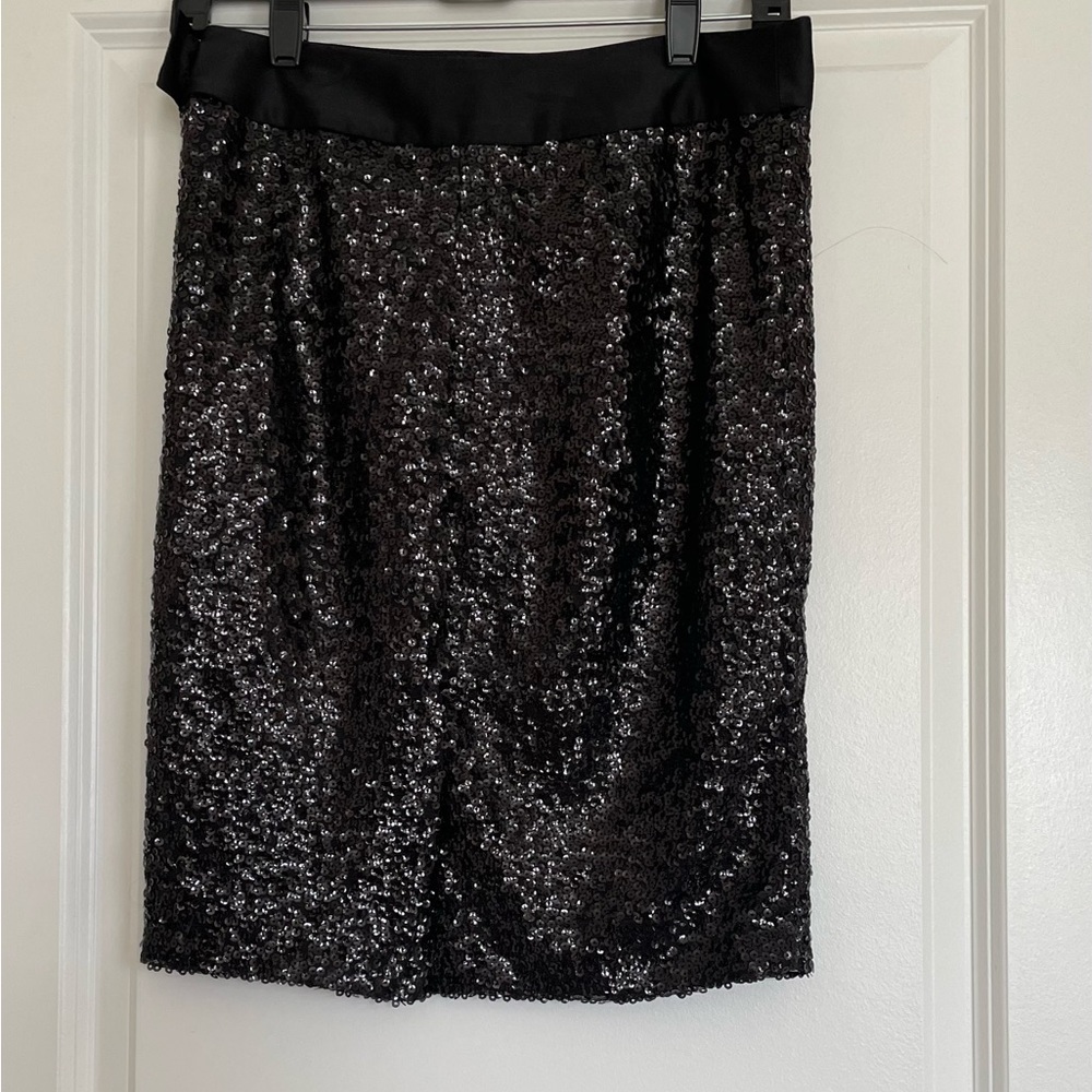 The Limited sequin pencil skirt in black